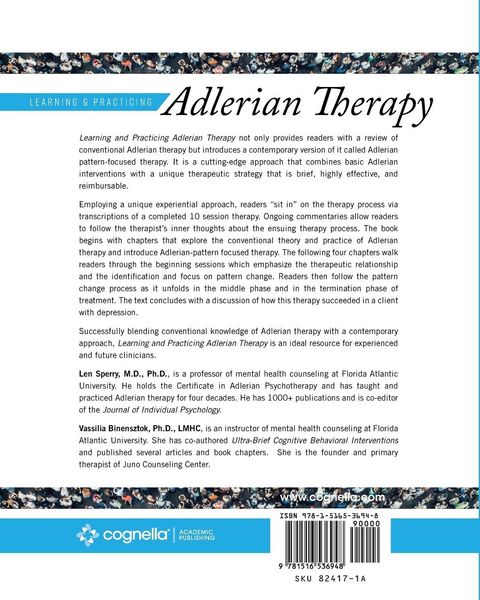 Produktbild: Learning and Practicing Adlerian Therapy