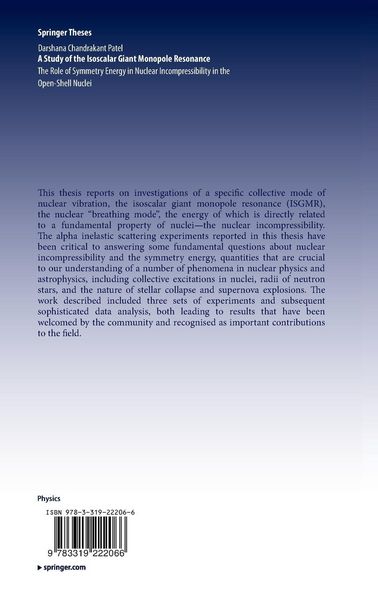 Produktbild: A Study of the Isoscalar Giant Monopole Resonance