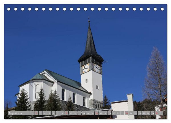 Produktbild: AROSA im Winter (Tischkalender 2026 DIN A5 quer), CALVENDO Monatskalender