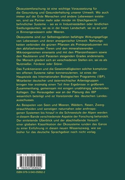 Produktbild: &Ouml;kosystemforschung