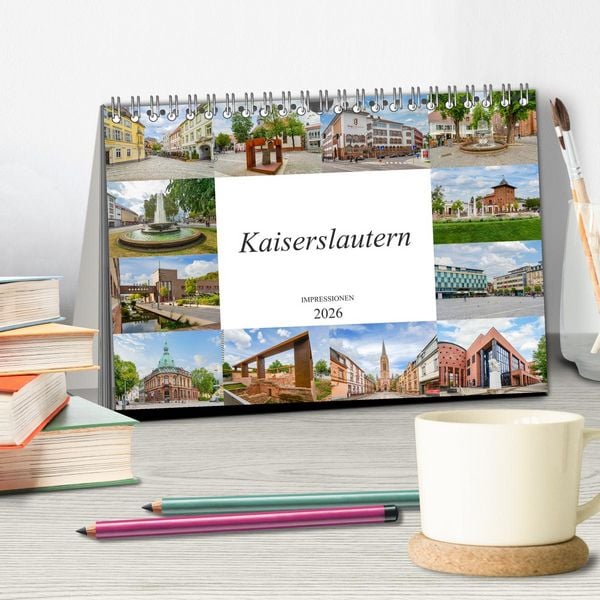 Produktbild: Kaiserslautern Impressionen (Tischkalender 2026 DIN A5 quer), CALVENDO Monatskalender
