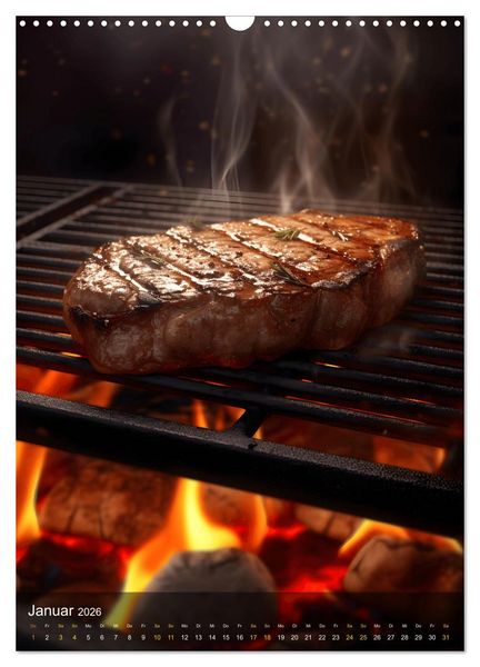 Produktbild: Meat Lovers - K&ouml;stliche Grill Abenteuer (Wandkalender 2026 DIN A3 hoch), CALVENDO Monatskalender