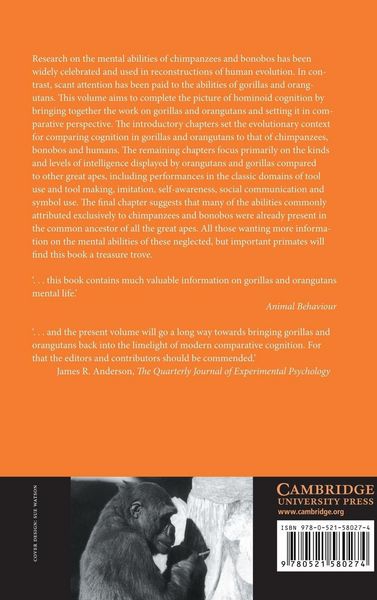 Produktbild: The Mentalities of Gorillas and Orangutans