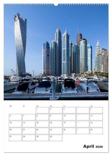 Produktbild: Vertical Dubai 2026 (hochwertiger Premium Wandkalender 2026 DIN A2 hoch), Kunstdruck in Hochglanz