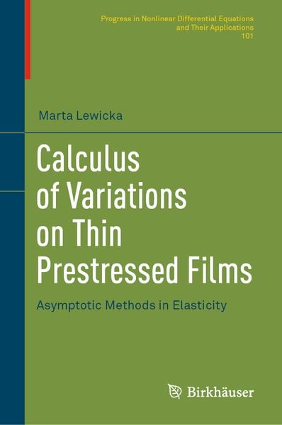 Produktbild: Calculus of Variations on Thin Prestressed Films