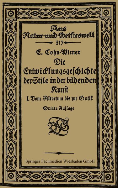 Produktbild: Die Entwicklungsgeschichte der Stile in der bildenden Kunst