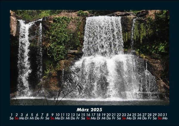 Produktbild: Wasserf&auml;lle 2025 Fotokalender DIN A5