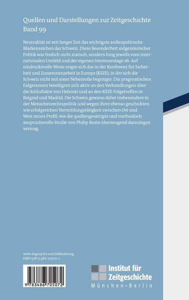 Produktbild: Die Schweiz im KSZE-Proze&szlig; 1972-1983
