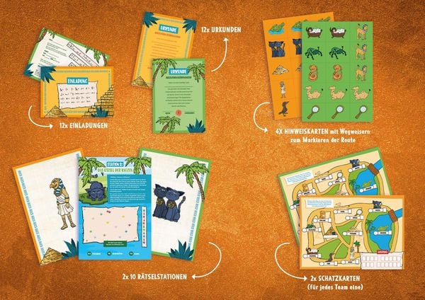 Produktbild: Set: Abenteuer Schnitzeljagd &ndash; Die verschwundene Mumie