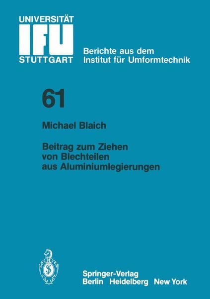 Produktbild: Beitrag zum Ziehen von Blechteilen aus Aluminiumlegierungen
