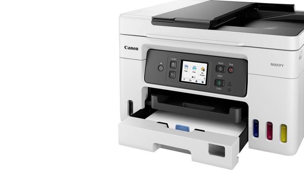 Produktbild: Canon MAXIFY GX4050 Multifunktionsdrucker Tintenstrahl Farbe A4 Drucker, Scanner, Kopierer, Fax ADF, Duplex, LAN, Tintentank-System, WLAN