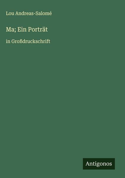 Produktbild: Ma; Ein Portr&auml;t