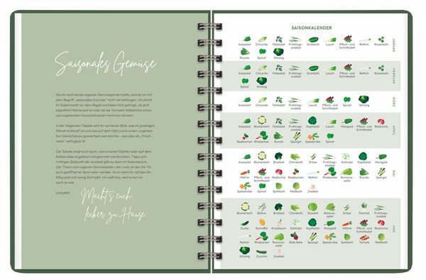 Produktbild: Judith Rakers Spiral-Kalenderbuch A5 2025 - Homefarming