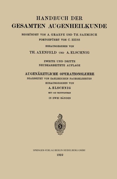 Produktbild: Augen&auml;rztliche Operationslehre