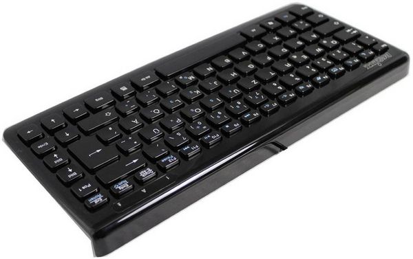 Produktbild: Perixx Periboard-407 USB Tastatur Deutsch, QWERTZ Schwarz
