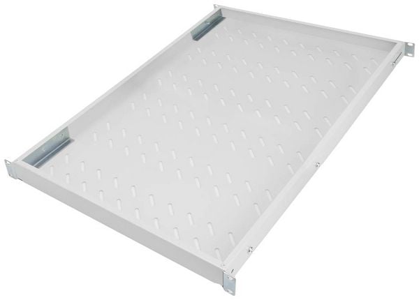 Produktbild: Digitus DN-97648 19 Zoll Netzwerkschrank-Ger&auml;teboden 1 HE variable Befestigungsschienen Geeignet f&uuml;r Schranktiefe: 1000 mm Lichtgrau (RAL 7035)