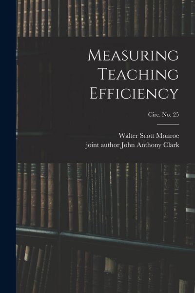 Produktbild: Measuring Teaching Efficiency; circ. No. 25