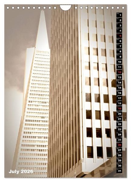 Produktbild: Lovely Town SAN FRANCISCO (Wall Calendar 2026 DIN A4 portrait), CALVENDO 12 Month Wall Calendar