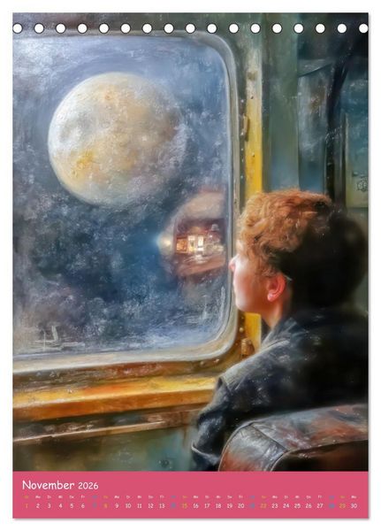 Produktbild: Vollmond - Im Bann des Vollmonds (Tischkalender 2026 DIN A5 hoch), CALVENDO Monatskalender