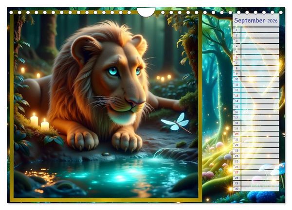 Produktbild: Der magische Freundschaftswald (Wandkalender 2026 DIN A4 quer), CALVENDO Monatskalender