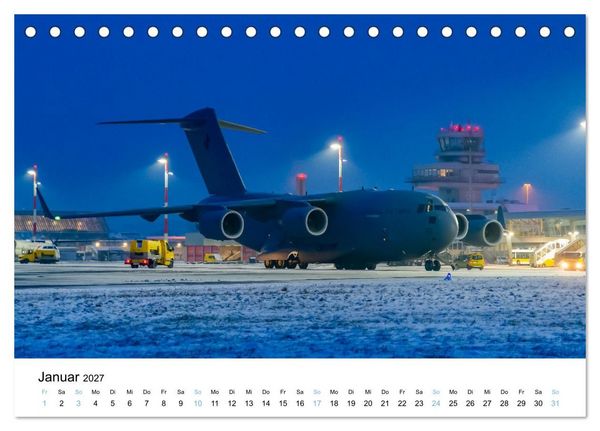 Produktbild: Air Cargo - Frachtflugzeuge, Giganten der L&uuml;fte (Tischkalender 2027 DIN A5 quer), CALVENDO Monatskalender
