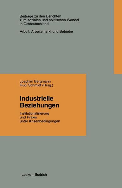 Produktbild: Industrielle Beziehungen