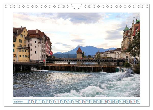 Produktbild: Schweizer St&auml;dte (Wandkalender 2026 DIN A4 quer), CALVENDO Monatskalender