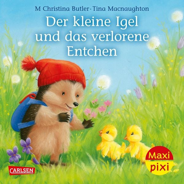 Produktbild: Maxi Pixi 411: Der kleine Igel und das verlorene Entchen