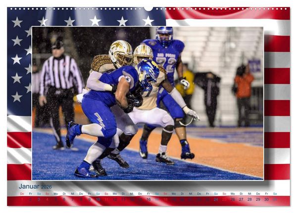 Produktbild: American Football - Kickoff (Wandkalender 2026 DIN A2 quer), CALVENDO Monatskalender