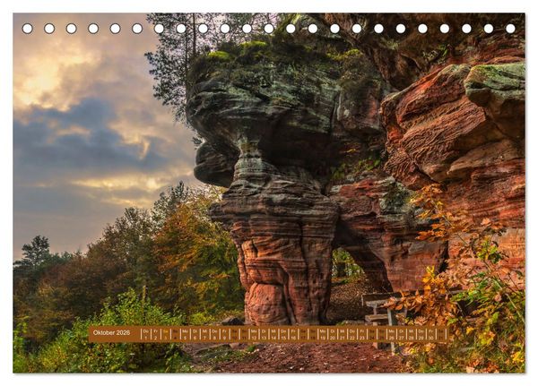Produktbild: Magischer Pf&auml;lzer Wald (Tischkalender 2026 DIN A5 quer), CALVENDO Monatskalender