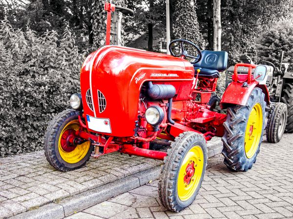 Produktbild: CALVENDO Puzzle Oldtimer Trecker Porsche Allgaier | 1000 Teile Lege-Gr&ouml;&szlig;e 64x48cm Foto-Puzzle f&uuml;r gl&uuml;ckliche Stunden