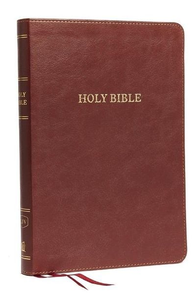 Produktbild: KJV, Thinline Bible, Large Print, Imitation Leather, Burgundy, Indexed, Red Letter Edition