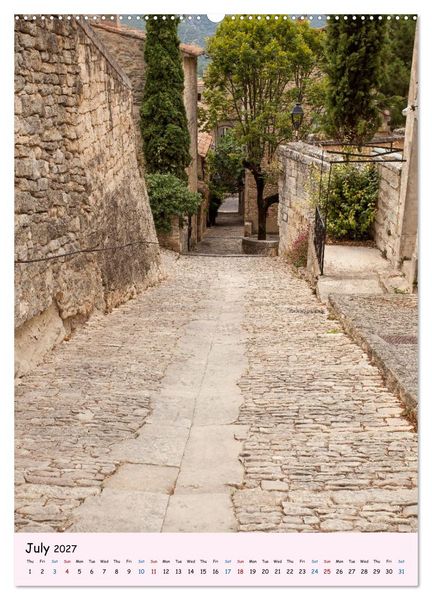 Produktbild: Provence &ndash; Scenic Villages of France (High Quality Premium Wall Calendar 2027 DIN A2 portrait),CALVENDO 12 Month Wall Calendar