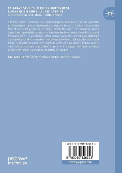 Produktbild: A Defence of the Humanities in a Utilitarian Age
