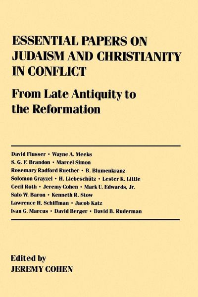 Produktbild: Essential Papers on Judaism and Christianity in Conflict