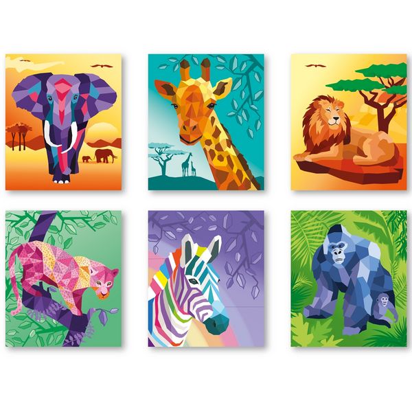 Produktbild: Sticker Painting Buch Safari (MQ3)