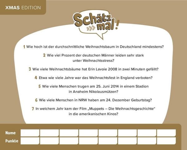 Produktbild: Sch&auml;tz mal! Xmas Edition