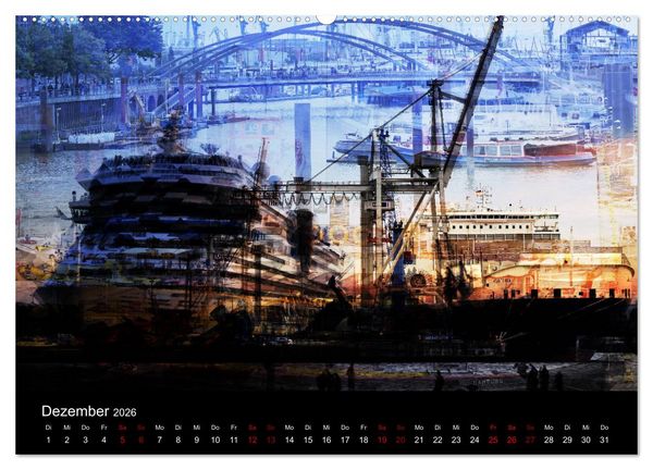 Produktbild: Hamburg-Art (hochwertiger Premium Wandkalender 2026 DIN A2 quer), Kunstdruck in Hochglanz