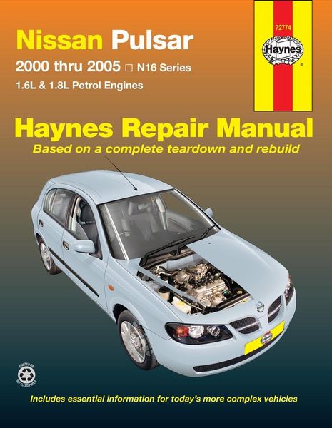 Produktbild: Nissan Pulsar (00-05) Haynes Repair Manual