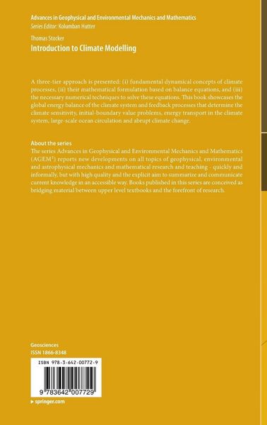 Produktbild: Introduction to Climate Modelling