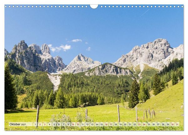 Produktbild: Dachstein und Schladminger Tauern (Wandkalender 2027 DIN A3 quer), CALVENDO Monatskalender