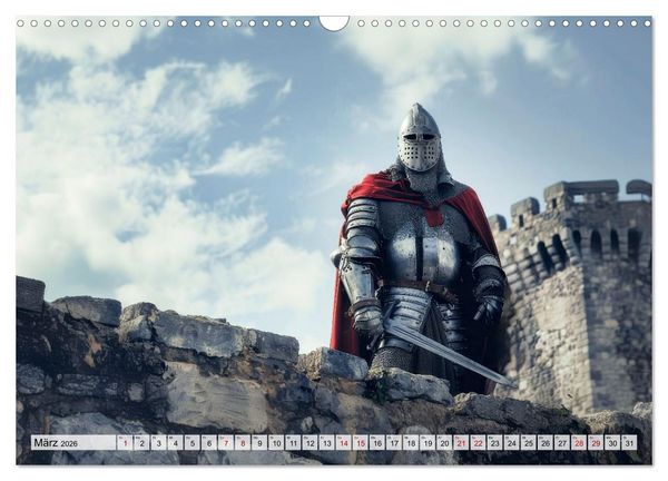 Produktbild: Ritter - Legenden aus Stahl und Ehre (Wandkalender 2026 DIN A3 quer), CALVENDO Monatskalender
