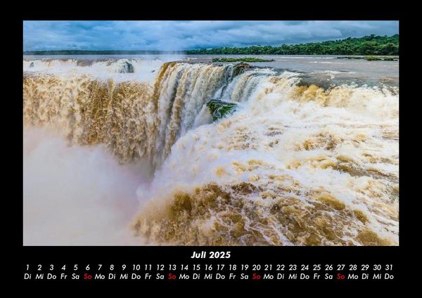 Produktbild: Wasserf&auml;lle 2025 Fotokalender DIN A3