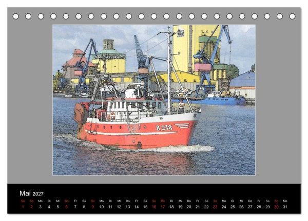 Produktbild: Am Nord- Ostsee-Kanal (Tischkalender 2027 DIN A5 quer), CALVENDO Monatskalender