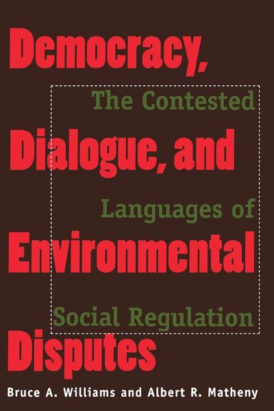 Produktbild: DEMOCRACY, DIALOGUE & ENVIRON DISPUTES