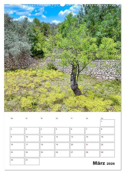 Produktbild: Mallorca - Traumhafte Insel auf der Sonnenseite (Wandkalender 2026 DIN A2 hoch), CALVENDO Monatskalender