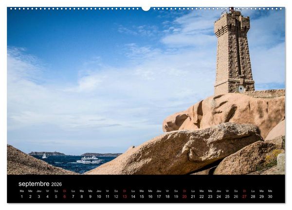Produktbild: Balade en C&ocirc;tes d'Armor (Calendrier mural 2026 DIN A2 vertical) calendrier de bureau