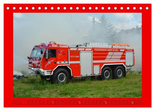Produktbild: Einsatzfahrzeuge aus Sachsen und Sachsen-Anhalt (Tischkalender 2026 DIN A5 quer), CALVENDO Monatskalender