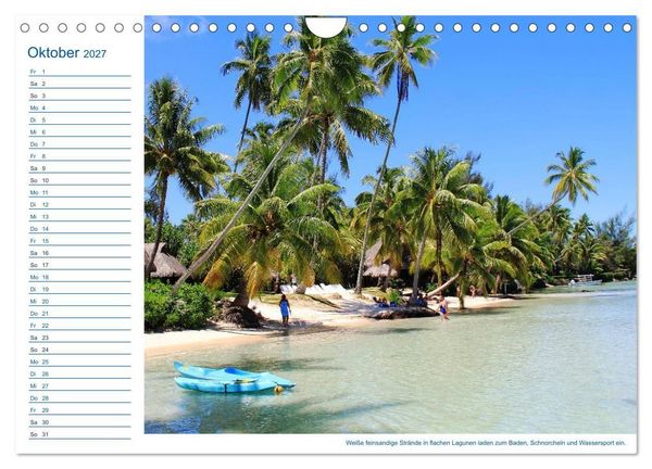 Produktbild: S&uuml;dsee-Insel Mo'orea (Wandkalender 2027 DIN A4 quer), CALVENDO Monatskalender