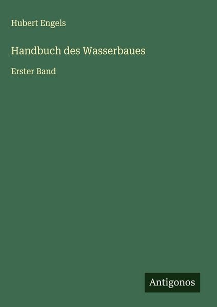 Produktbild: Handbuch des Wasserbaues
